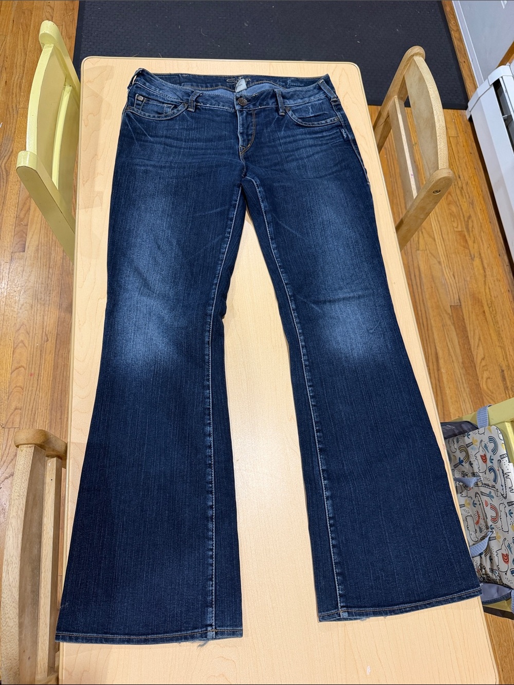 Silver Jeans Dark Indigo Boot Cut Jeans